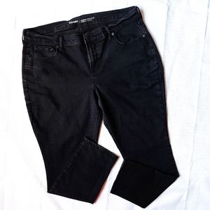Old Navy Curvy Mid Rise Jeans Black 16P